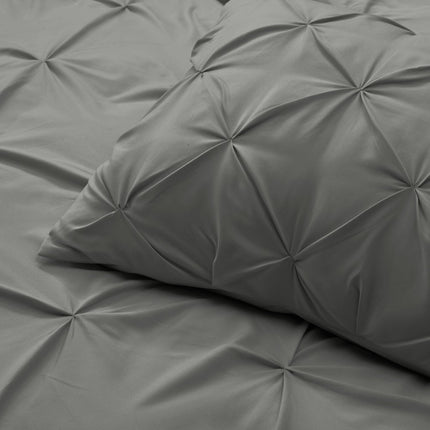 Gray King Microfiber Washable Microfiber Down Alternative Comforter