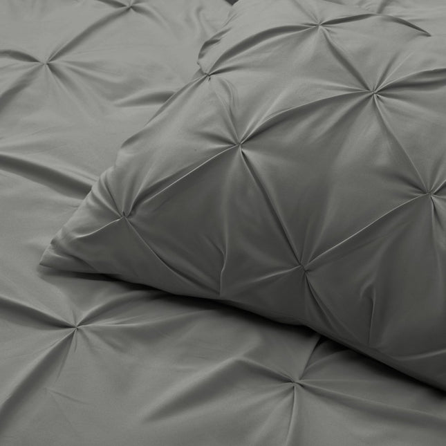 Gray King Microfiber Washable Microfiber Down Alternative Comforter