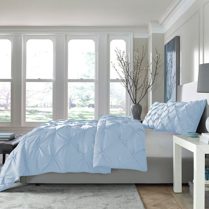Blue King Microfiber Washable Microfiber Down Alternative Comforter