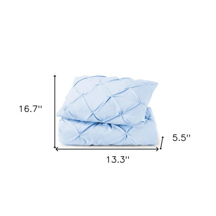 Blue King Microfiber Washable Microfiber Down Alternative Comforter