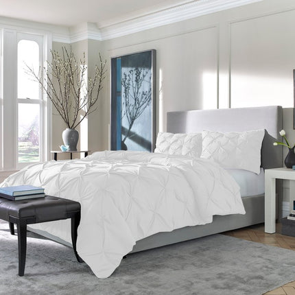 White Twin Microfiber Washable Microfiber Down Alternative Comforter