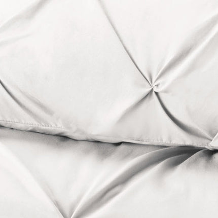 White Twin Microfiber Washable Microfiber Down Alternative Comforter