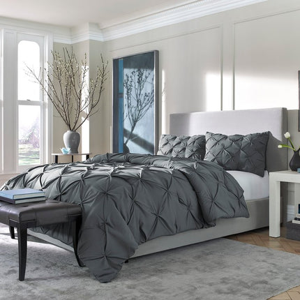 Gray Twin Microfiber Washable Microfiber Down Alternative Comforter