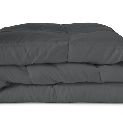 Gray Queen Microfiber Washable Microfiber Down Alternative Comforter