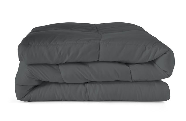Gray Queen Microfiber Washable Microfiber Down Alternative Comforter
