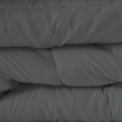 Gray Queen Microfiber Washable Microfiber Down Alternative Comforter