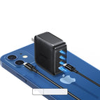 Black Charging line 1M / 65w / 220V US