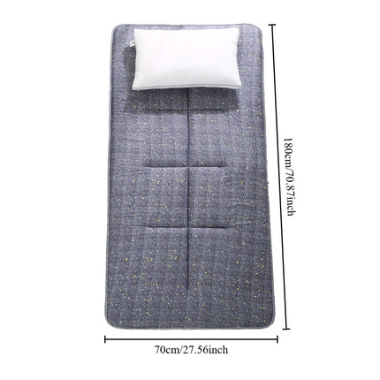 Japanese Floor Mattress - Portable Foldable Camping Bed with Thick Foam Cushioning, Lightweight