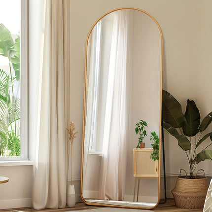 Full Length Mirror, Floor Mirror, Floor Standing Mirror Freestanding Arch Full Body