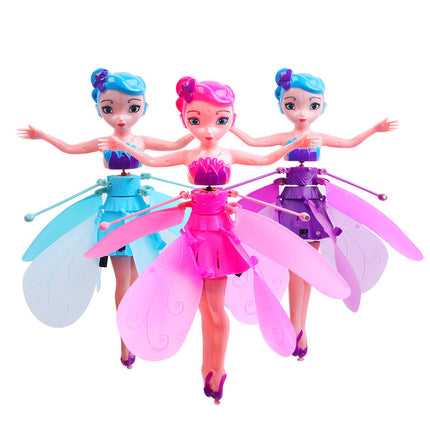 Sensory Flying Device A Toy Featuring A Sprite Girl Who Flies And Spins