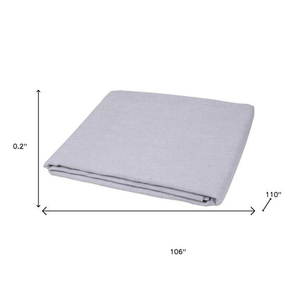 Light Pink Linen King Flat Sheet