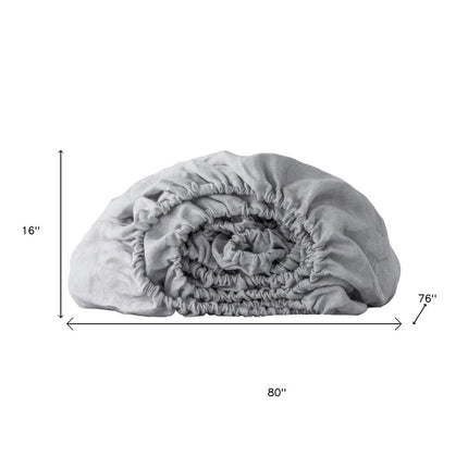 Cloud Linen King Fitted sheet
