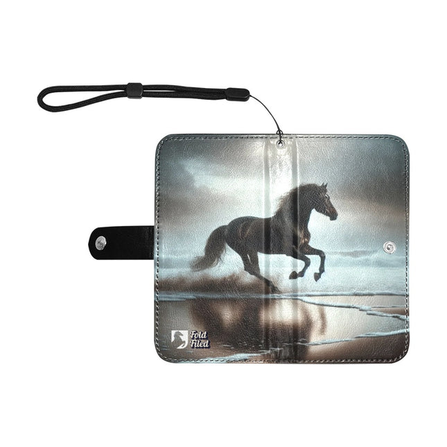 Flip Leather Purse for Mobile Phone(Model1704)
