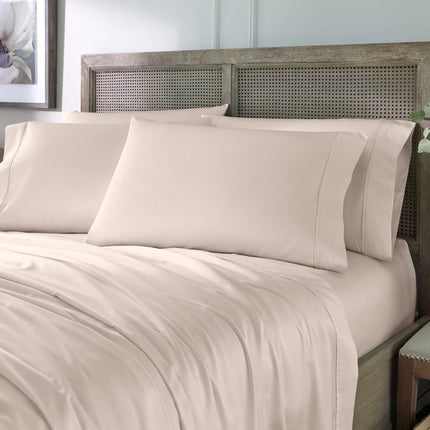 Six Piece Blush Tencel Lyocell King Sheet Set