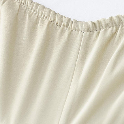 Six Piece Ivory Tencel Lyocell Queen Sheet Set