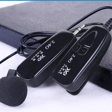 2.4G lavalier wireless microphone live broadcast
