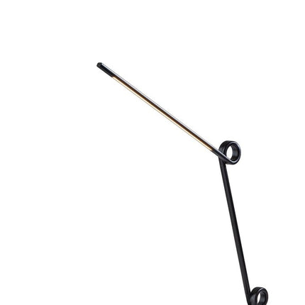 35" Black Metal Novelty Desk Lamp
