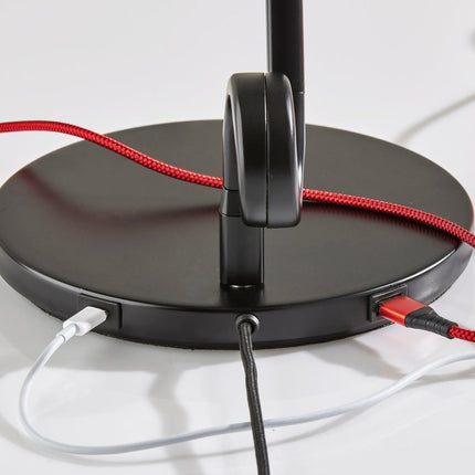 35" Black Metal Novelty Desk Lamp