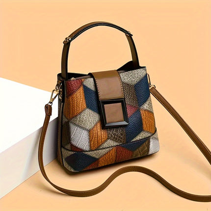 Women'S Multi-Functional Crossbody Handbag, Lightweight with Zipper Closure, Lining