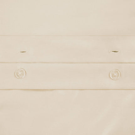 Ivory Queen Cotton Blend 650 Thread Count Washable Duvet Cover Set
