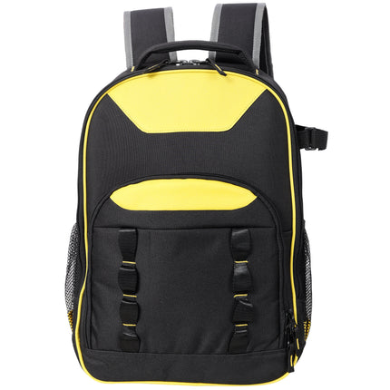 Oxford Cloth Multifunctional Tool Backpack, Heavy-Duty Tool Bag with Multiple Pockets for Electricians & Technicians