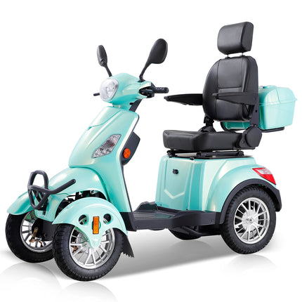 Mobility Scooters for Seniors  500lbs Capacity  800W All Terrain Electric Powered Mobility Cart   Heavy Duty Mobility Scooter