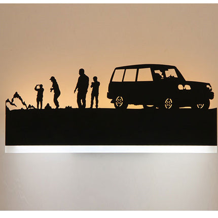 Nordic LED Acrylic Background Wall Light