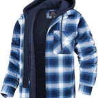Sky blue grid / 2XL