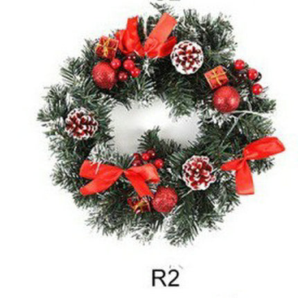 Window Props Layout Decoration Christmas Garland With Lights