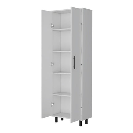 71" White Tall Pantry Cabinet