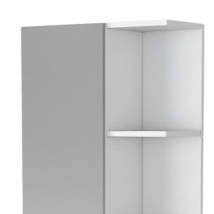 62" White Wood Accent Cabinet With Single Door