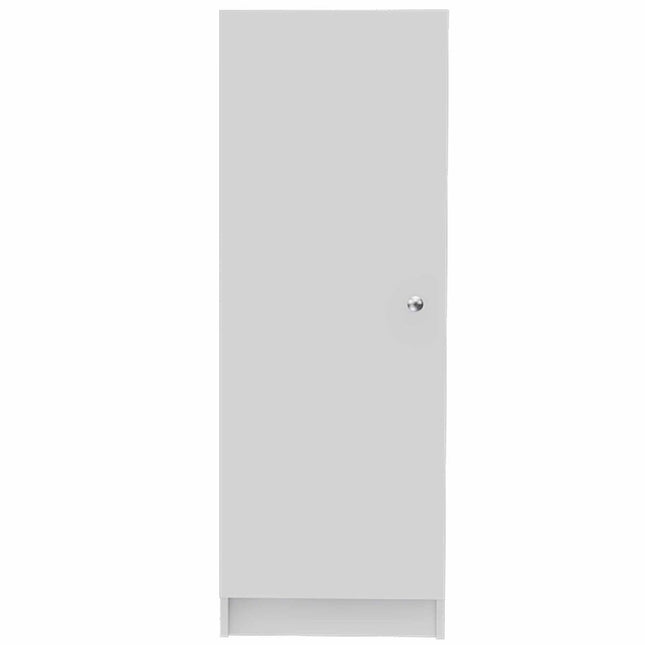 47" White Wood Pantry Or Storage Closet
