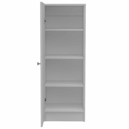 47" White Wood Pantry Or Storage Closet
