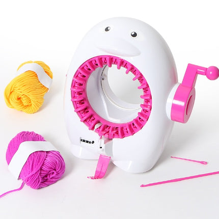 Penguin Knitting Machine Comes With Calculator Sweater Scarf Hat