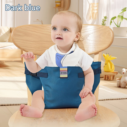 1pc Children's Dining Safety Belt for High Chairs, Foldable and Adjustable Buckle Design,