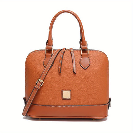 Women's Solid Color Lizard Print Daily Shoulder Crossbody Bag