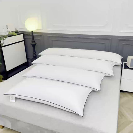 1pc Premium Soft Extended Pillow White, Comfortable Sleeping Body Pillow for Hotel and Home Use