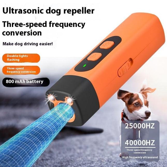 Pet Dog Repeller Ultrasonic Dog Training Device Rechargeable Anti Dog