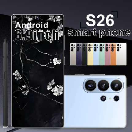 S26 Ultra Upgraded Version S25 Ultra Stylish Unlocked Android Phone, 8GB+256GB Storage,