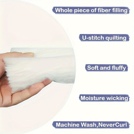 3pcs Fashionable High-End Quilt Set with Flowers and Animals (1 Quilt + 2 Pillowcases without Pillows)