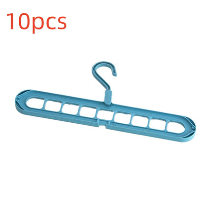 Multifunctional Hanger Nine-hole Hanger Seamless Folding Pant Rack Dormitory