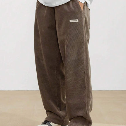 Men's Autumn And Winter Loose Wide Leg Draping Casual Pants