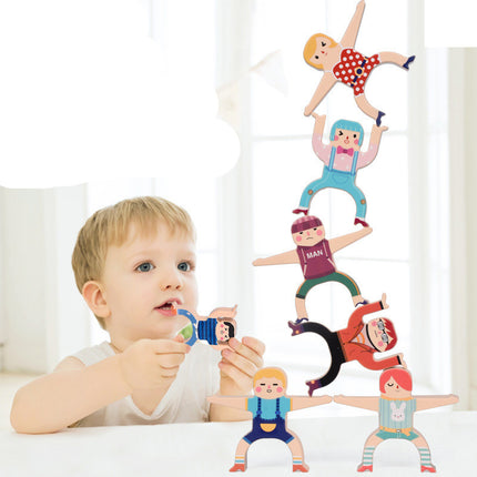 Baby educational early education doll Jenga toys