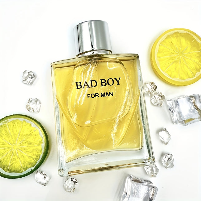 Men's 3.4oz Eau De Parfum - Refreshing & Long-Lasting Spicy Woody Scent, Perfect for Dates & Casual Attire,