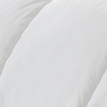 White Twin Fabric Spot Clean Goose Down Down Comforter