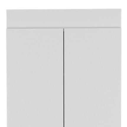 67" White Wood Pantry Or Storage Closet