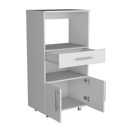 48" White Wood Pantry Or Storage Closet