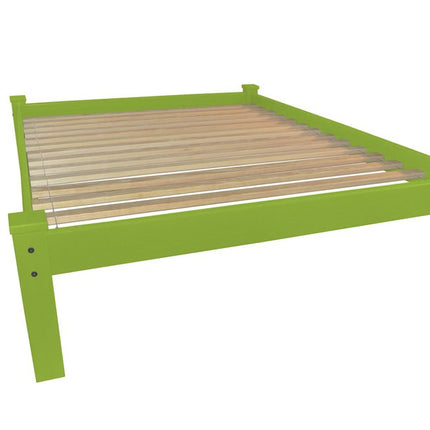 Lime Green Solid Wood Twin Bed Frame