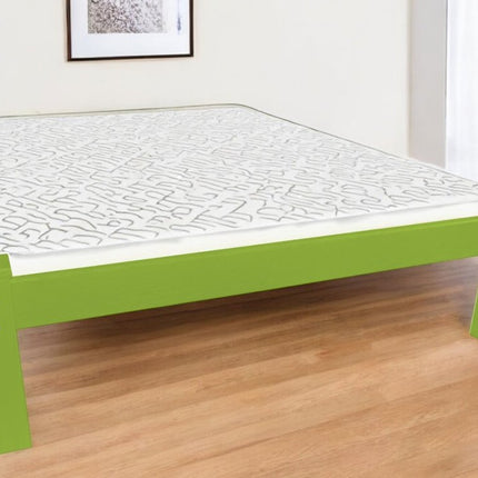 Lime Green Solid Wood Twin Bed Frame