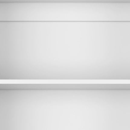 Set of Three White Wood Five Tier Modular Bookcase with Two Doors